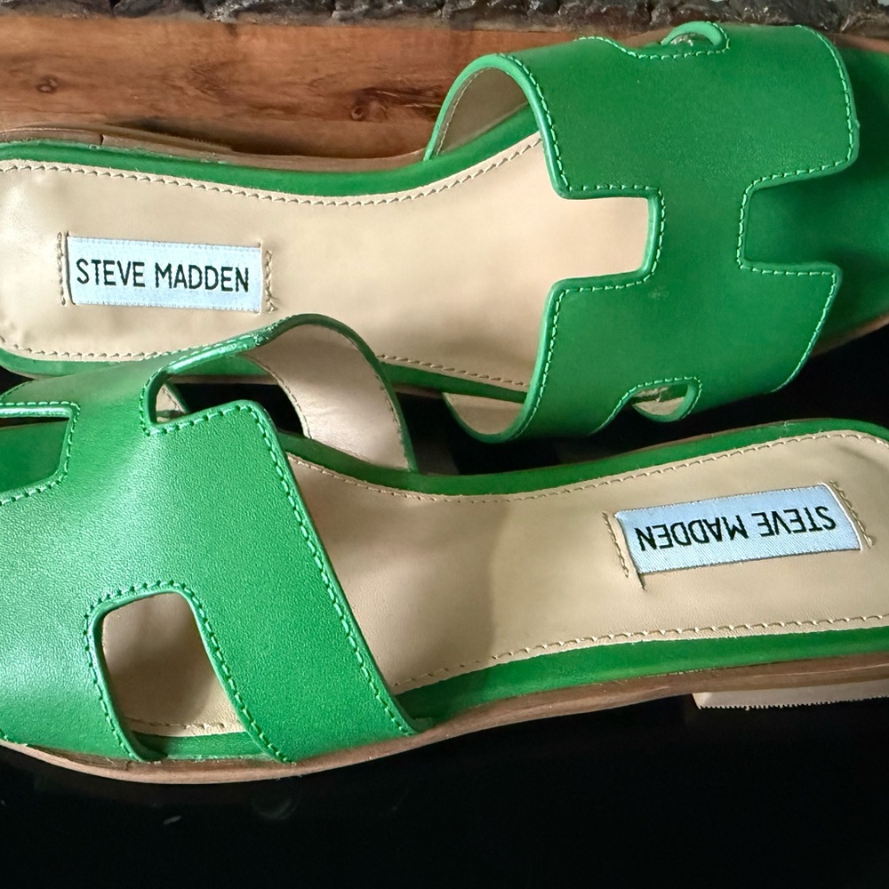 Steve Madden Green Women's Sandals